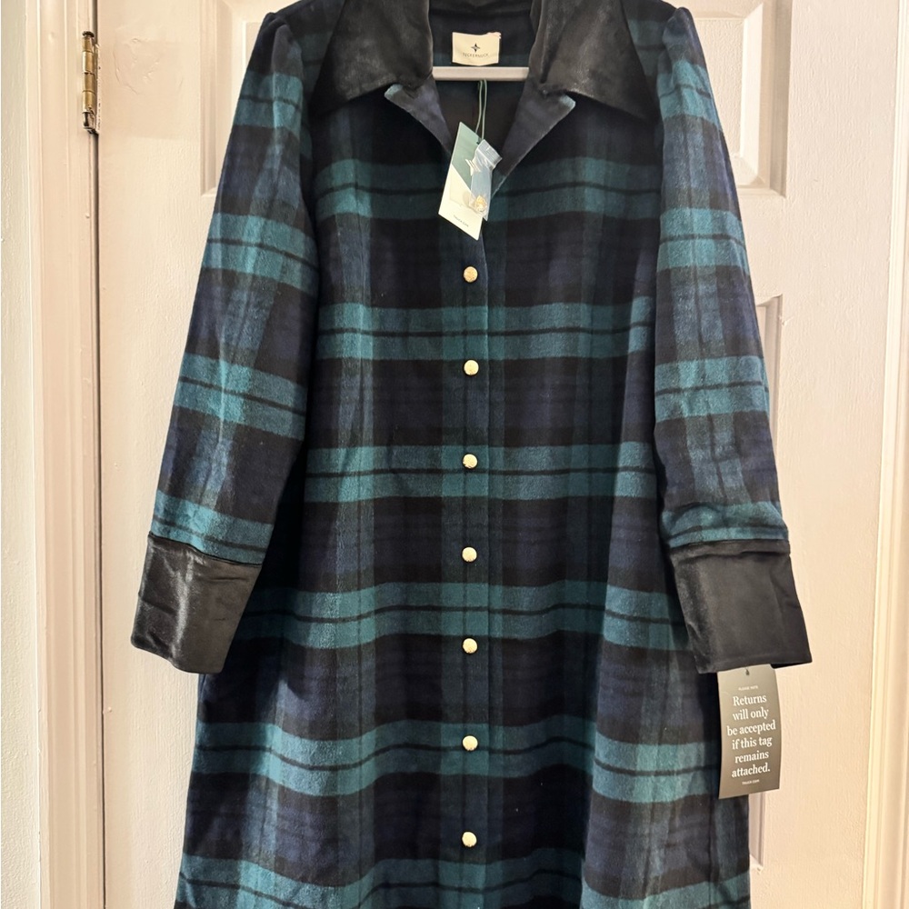 BRAND NEW with tags Tuckernuck Blackwatch Twiggy Wool Plaid Mini Dress
